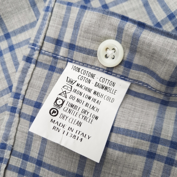 NEW Billy Reid Plaid Casual Button Up Shirt NWOT - Picture 12 of 12